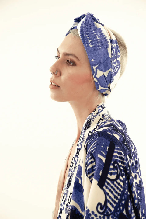 One Hundred Stars Giant Willow Blue Headband