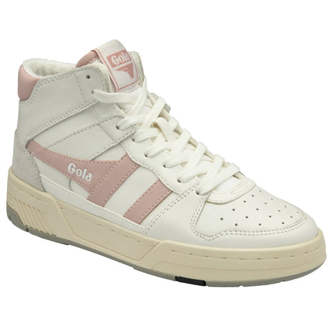 Gola Clb534Wk Gola Allcourt High White/Chalk Pink