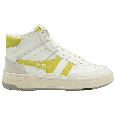 Gola Clb534Wy Gola Allcourt High White/Sulphur