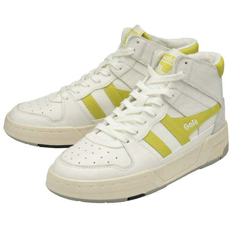 Gola Clb534Wy Gola Allcourt High White/Sulphur