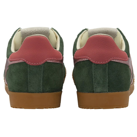 Gola CLB790NK Elan Glitz Trainer Evergreen/Pink/Coral