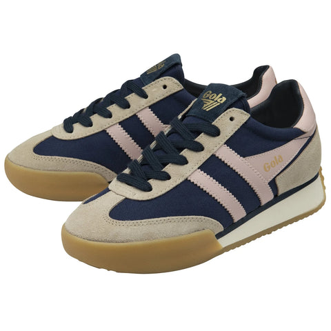 Gola CLB797EC Pacer Trainer Navy/Bone/Chalk Pink