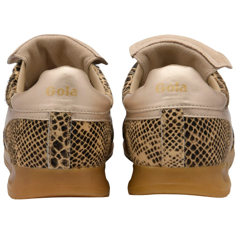 Gola CLB860ZY Stadium '86 Sahara Trainer Snake/Gold