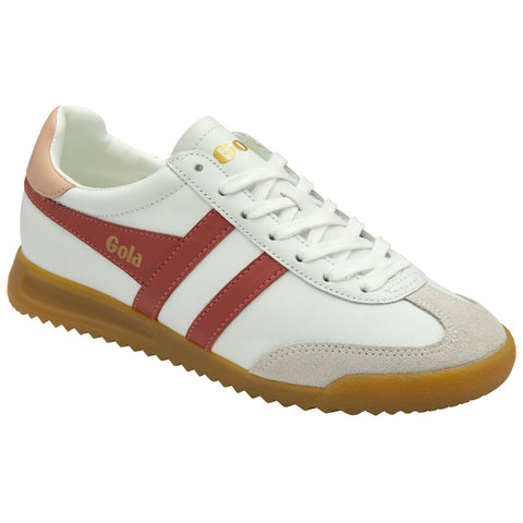 Gola CLB622WU Torpedo Leather White/Clay/Pearl Pink