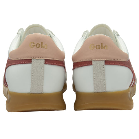 Gola CLB622WU Torpedo Leather White/Clay/Pearl Pink