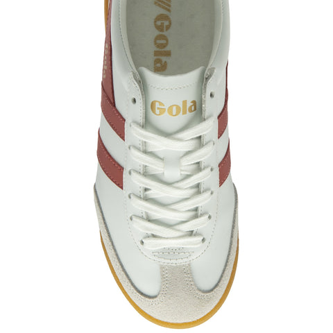 Gola CLB622WU Torpedo Leather White/Clay/Pearl Pink