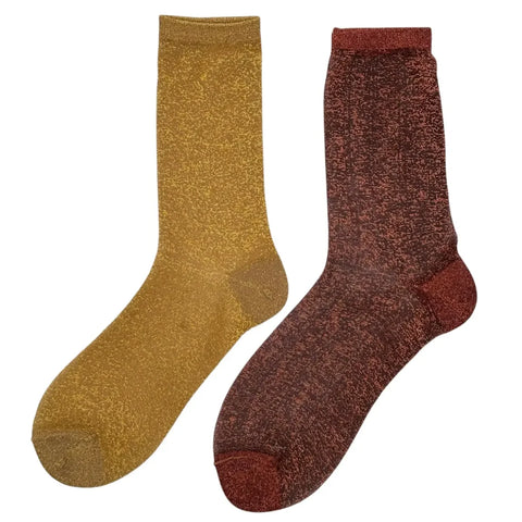 Sixton London Gold & Bronze Rio sock box duo