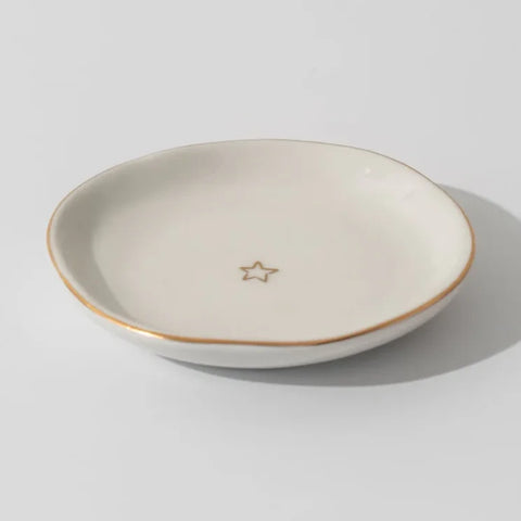 One & Eight 2757 Trinket Dishes Gold Star