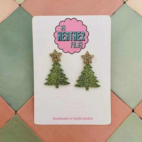 Heather Filby Green Gold Star Tree