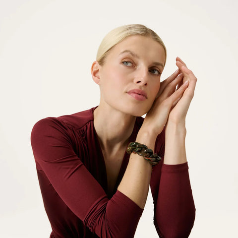 Vanessa Baroni VB2011NEM Flat Chain Bracelet New Punk Marble