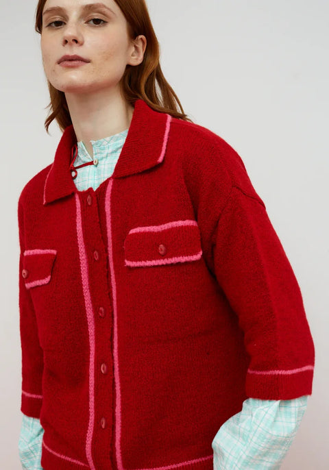 Dr Bloom Hope Sweater In Red