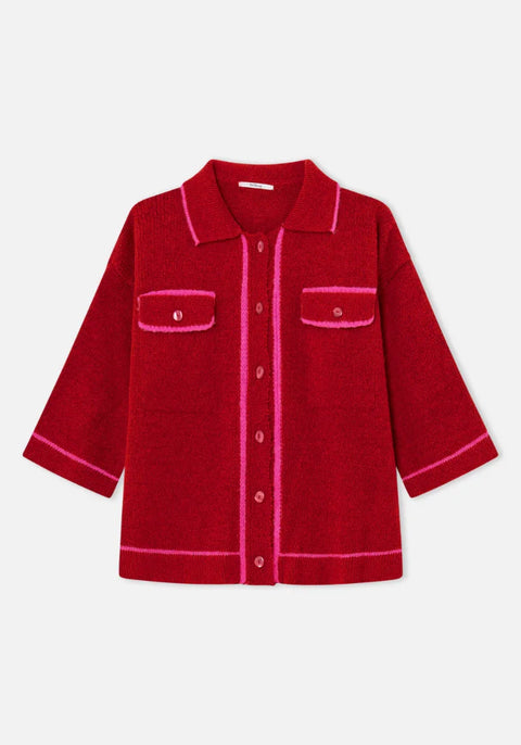 Dr Bloom Hope Sweater In Red
