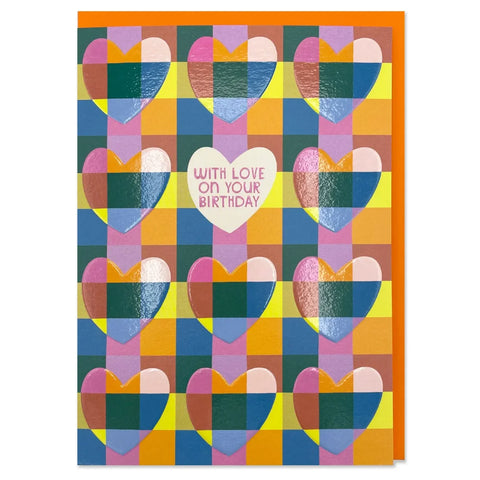 Raspberry Blossom With Love On Your Birthday Card HPS21