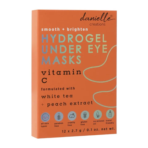 Danielle Creations DC8711VCHN 5 Pair Hydrogel Under Eye Masks - Vitamin C 5 X Pair Under E