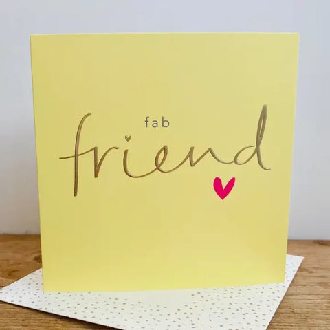 Megan Claire INK19 Fab Friend Greeting Card