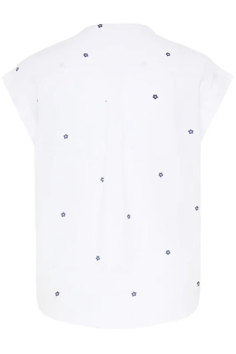 B Young Isilas Shirt In Medieval Blue Flower