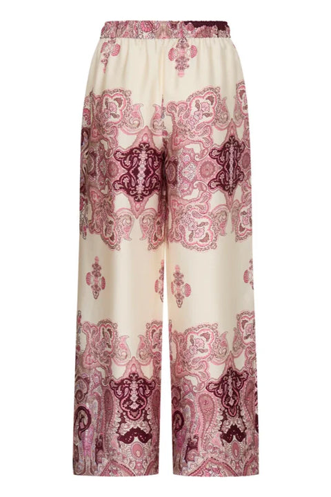 B Young Jannike Pants 2 In Birch Paisley