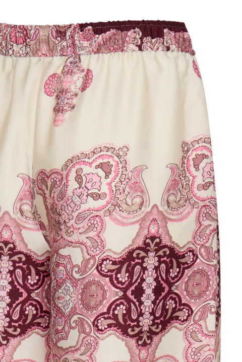 B Young Jannike Pants 2 In Birch Paisley