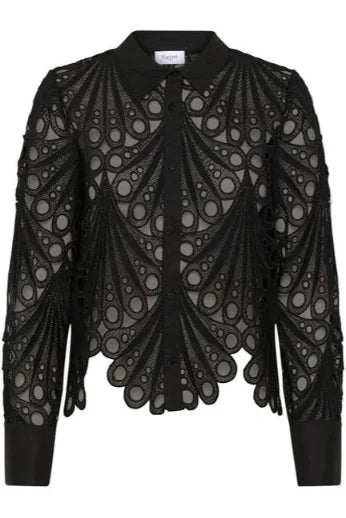 Saint Tropez Jilianna Shirt In Black