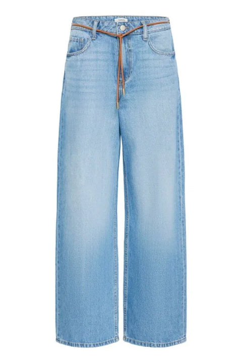 B Young Kacila Jeans In Mid Blue Denim