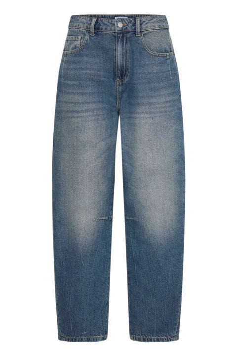 B Young Kalluna Jeans In Mid Blue Denim