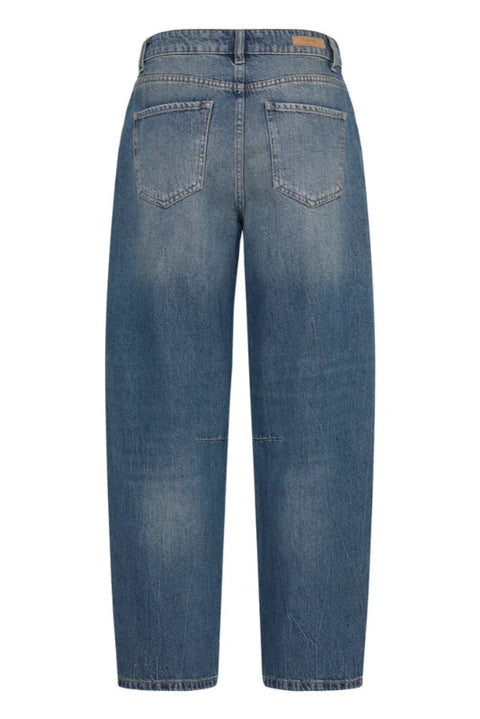 B Young Kalluna Jeans In Mid Blue Denim