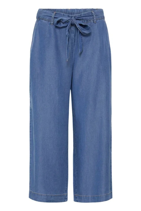 B Young Kosmo Cr Pants In Mid Blue Denim