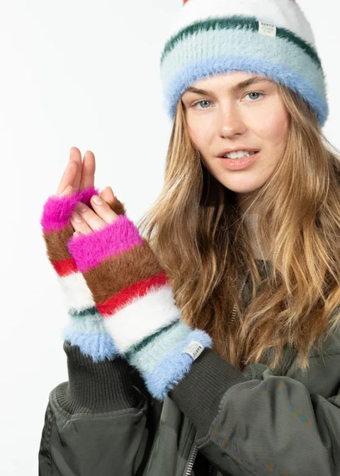 Barts Kumana Fingerless Gloves Blue