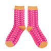 Miss Sparrow SKS256 Hearts Socks Hot Pink