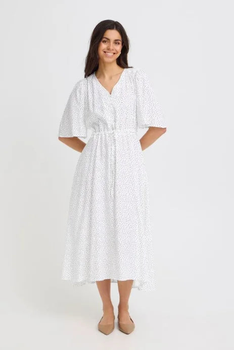 Fransa Laya Dr 1 Dress In Dot Dots Black