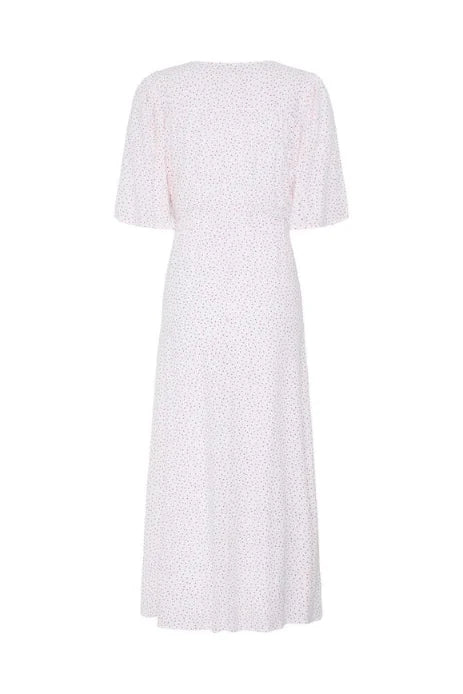 Fransa Laya Dr 1 Dress In Dot Dots Hibiscus