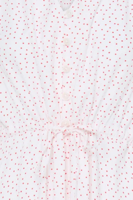Fransa Laya Dr 1 Dress In Dot Dots Hibiscus