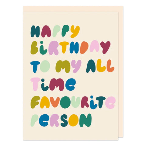 Raspberry Blossom LIJ36 Happy Birthday To My All Time Favourite Person
