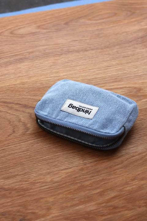 Hindbag Lili Denim Blue Coin Purse