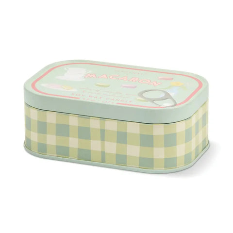 Paddywax Bistro 4.5oz/127g Macaron Printed Tin Candle