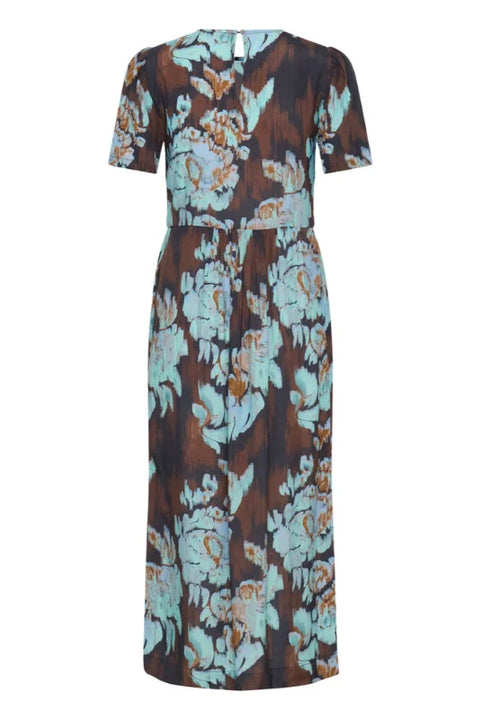 Saint Tropez Malika Dress In Nightsky Shaded Flowers