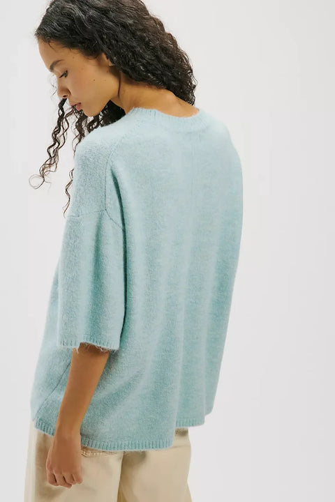 Free People Margot Sweater Tee In Angel Falls Melange
