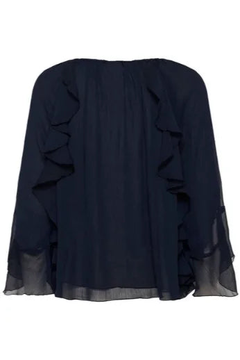 Saint Tropez Mavis Blouse In Night Sky