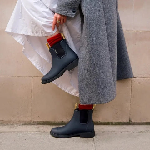 Merry People Bobbi Wellington Boot In Midnight