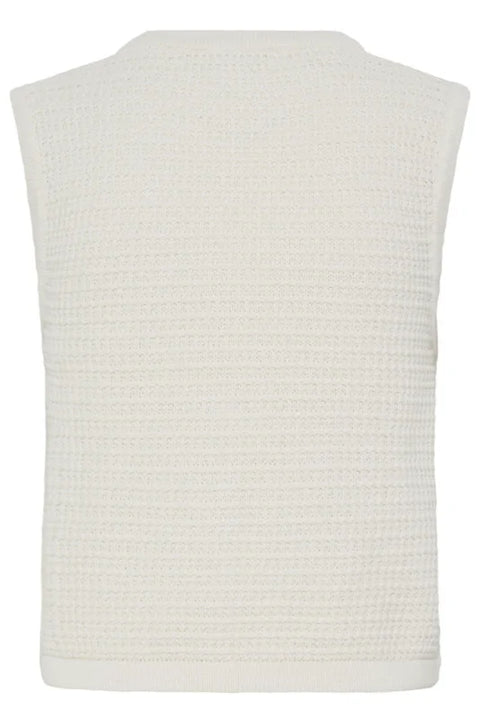 B Young Mikala Short Waistcoat In Birch