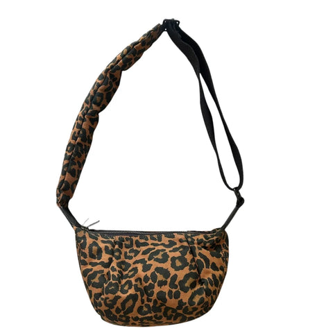 Sixton London Mini Brixton Cross Body Sling Bag - Brown Leopard