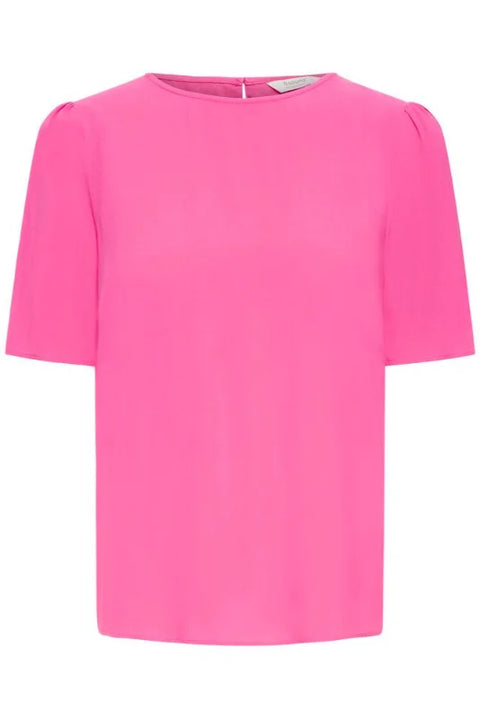 B Young Mmjoella Oneck Blouse  2 In Raspberry Rose