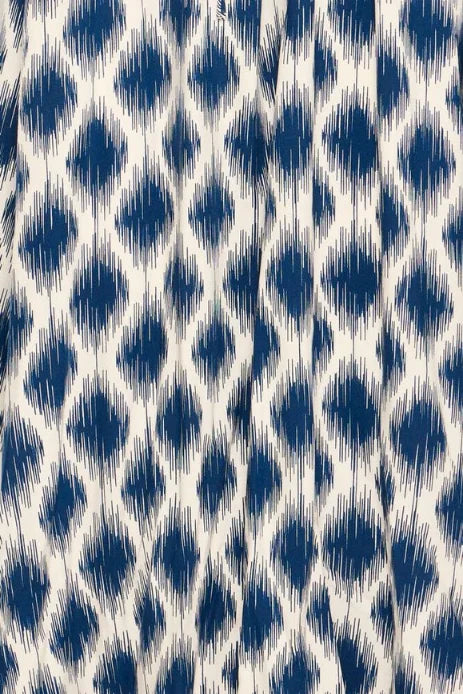 B Young Mmjoella Slip Dress 5 In Ogee Ikat Med Blue