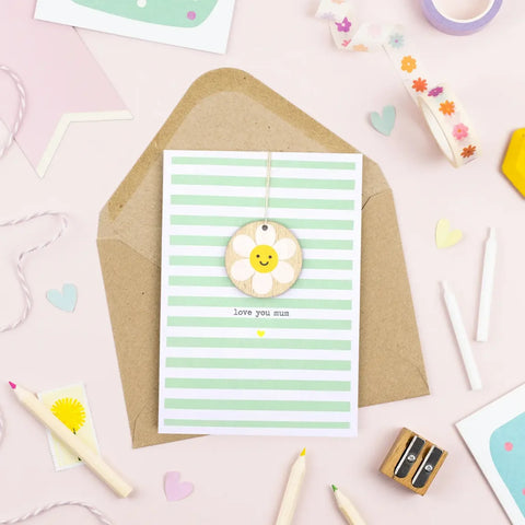 Daisycat Cards MW198 Mum Card - with keepsake
