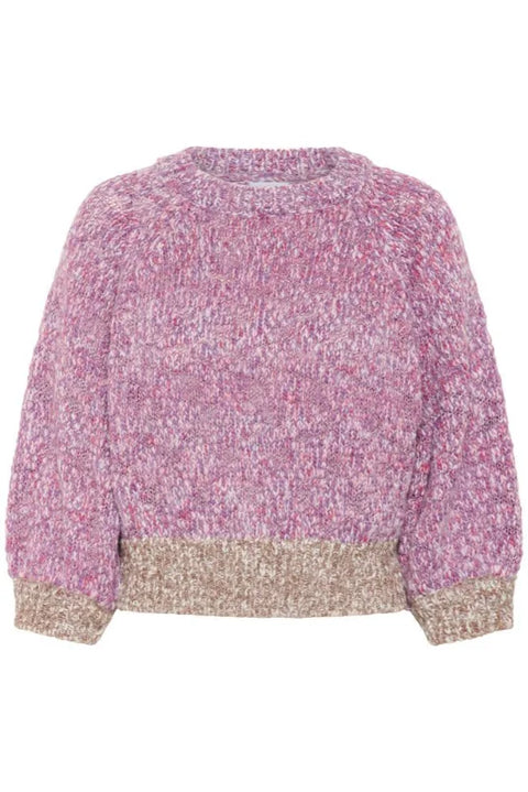 Saint Tropez Mylene Pullover In Red Violet