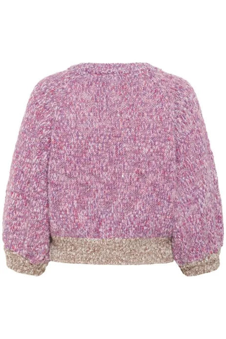 Saint Tropez Mylene Pullover In Red Violet