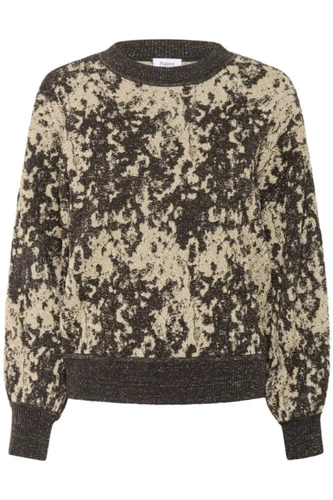 Saint Tropez Nahla Pullover In Gunmetal Melange