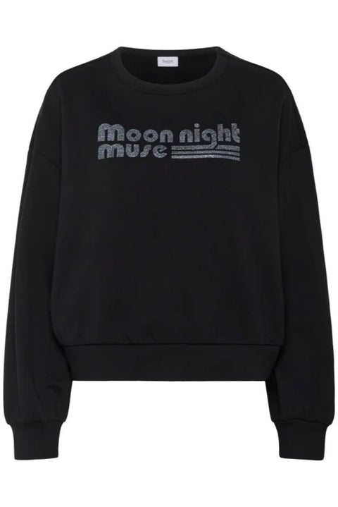 Saint Tropez Nevanna Sweatshirt In Black