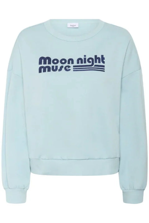 Saint Tropez Nevanna Sweatshirt In Sterling Blue