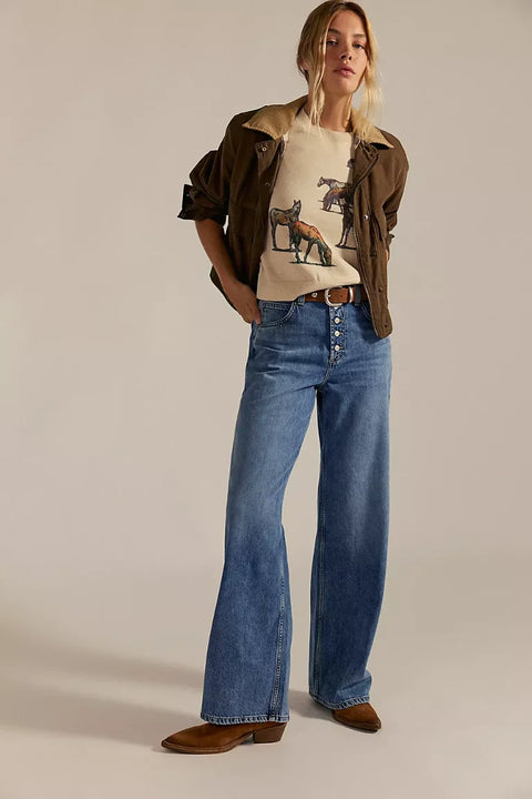 Free People Nia Boyfriend Jeans In Friday